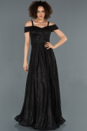 Long Black Evening Dress ABU1354
