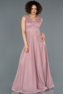 Powder Color Long Prom Gown ABU1356
