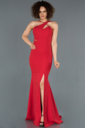 Long Red Mermaid Prom Dress ABU1265
