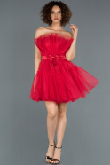 Mini Red Invitation Dress ABK800