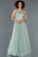 Long Turquoise Engagement Dress ABU1304
