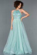 Long Mint Prom Gown ABU1160