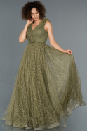 Olive Drab Long Engagement Dress ABU1179