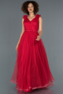 Long Red Engagement Dress ABU1180