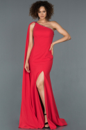 Long Red Mermaid Evening Dress ABU1339