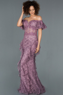 Long Lavender Mermaid Evening Dress ABU1278