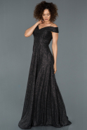 Black Long Evening Dress ABU1374