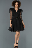 Short Black Invitation Dress ABK828