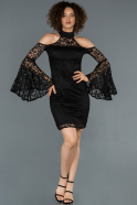 Short Black Invitation Dress ABK826