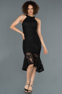 Midi Black Invitation Dress ABK822