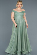 Turquoise Long Plus Size Evening Dress ABU1365