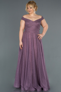 Lavender Long Plus Size Evening Dress ABU1365