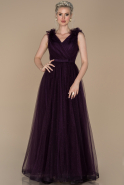 Long Purple Engagement Dress ABU1392