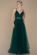 Long Emerald Green Engagement Dress ABU1264
