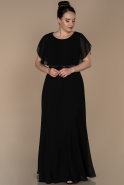 Long Black Oversized Evening Dress ABU1403
