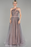 Lavender Long Evening Dress ABU048