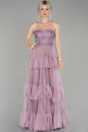 Lavender Long Engagement Dress ABU1429