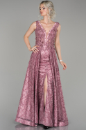 Lavender Long Laced Engagement Dress ABU1431