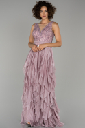 Long Lavender Engagement Dress ABU1451