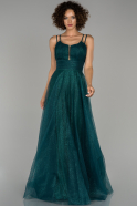 Long Emerald Green Engagement Dress ABU1450