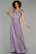 Lavender Long Prom Gown ABU1356