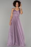 Lavender Long Prom Gown ABU1177