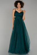 Emerald Green Long Prom Gown ABU1177