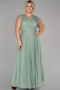 Turquoise Long Oversized Evening Dress ABU1464