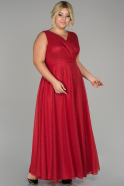 Red Long Oversized Evening Dress ABU1464