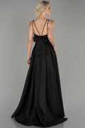 Long Black Engagement Dress ABU1520