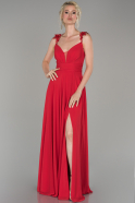Red Long Engagement Dress ABU1478