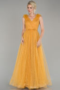 Mustard Engagement Dress ABU1444