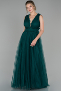 Emerald Green Long Engagement Dress ABU1494