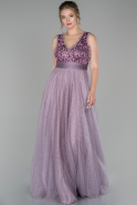 Lavender Long Engagement Dress ABU1496