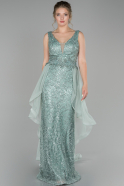 Turquoise Long Engagement Dress ABU1497