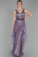 Lavender Long Engagement Dress ABU1497