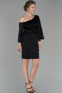 Short Black Invitation Dress ABK881