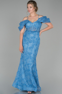 Long Indigo Mermaid Prom Dress ABU1271