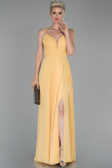 Yellow Long Engagement Dress ABU1485