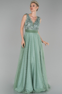 Turquoise Long Engagement Dress ABU1496