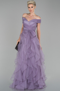 Lavender Long Engagement Dress ABU1498