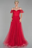 Long Red Engagement Dress ABU1254