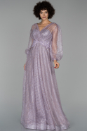 Long Lavender Engagement Dress ABU1510