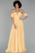 Long Yellow Evening Dress ABU1526