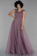 Long Lavender Engagement Dress ABU1525