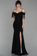 Long Black Mermaid Evening Dress ABU1552