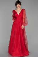 Long Red Evening Dress ABU1556