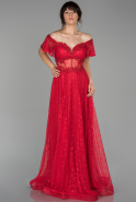 Long Red Evening Dress ABU1553