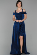 Long Navy Blue Evening Dress ABU1567