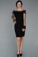 Short Black Invitation Dress ABK937